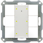 MDT BE-TA55P6.01 BE-TA55P6.G1: Pulsante Plus 6 volte, 55mm, Bianco - Finitura lucida