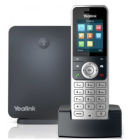 YLK-DECT-W53P (off) Yealink DECT-IP W53P Single Cell Base Station and Cordless W53H: 8 calls, 8 accounts