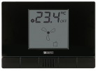 EELECTRON TM10D19KNX TERMOSTATO HOTEL HVAC INCASSO CON PLACCA IN PLEXI - TOTAL NERO