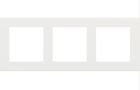 EKINEX EK-D3P-F_ Placca tripla 3 finestre 55X55 in Fenix NTM