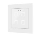 ZENNIO ZVIF55X4VTW Tastiera capacitiva Flat55, 4 Tasti, bianco
