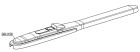 RIB CAL1158 SEMIGUS.SUP.PRINCE NOIR G METAL100