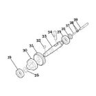 ROGER SPARE PARTS RS1069 BG30/1504/HS SERIES SLOW SHAFT ASSEMBLY