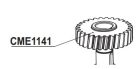 RIB CME1141 PROPELLER GEAR. PREMIER CAST IRON