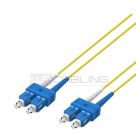 WP RACK WPC-FP0-9SCSC-005 Single-mode fiber optic patch cord, 9/125μ SC-SC, 0.5 m.