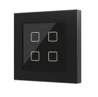ZENNIO ZVI-F55X4-A ZVI-F55X4-A Flat 55 X4 Tastiera touch capacitiva retroilluminata (55 x 55 mm), 4 moduli, antracite 