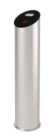 NICE TORNELLI POST5RAL Colonnina Ø204mm con supporto per lettore biglietti ed indicazione a LED e coperchio in vetro temperato - Verniciato a polvere stainless steel AISI304