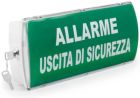 VENITEM 23.36.31 Polycarbonate film “SAFETY EXIT ALARM” green background