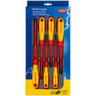 KNIPEX 00 20 12 V01 Set of 6 1000V screwdrivers