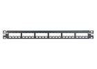 PANDUIT CP24BLY Patch Panel- 24 Port- All Metal- Black