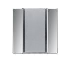 JUNG GCR2071NABS Sensore a tasti 1 canale- Standard per accopppiatore bus KNX 2070U- radiotrasmettitore a parete 40FW- modelli in metallo- cromo lucido