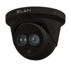 EL-IP-OTF2-BK Telecamere IP ELAN Sorveglianza IP Telecamera torretta da esterno con obiettivo fisso da 2 MP con IR (Nero)