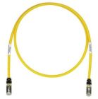 PANDUIT STP6X0.5MYL Patch Cord in Rame- Cat 6A- Yellow S/FTP Cable- 0.5 meter