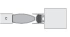 FAAC 112002 COUNTERBATTED PROFILE FOR RX MSE 110 WIRELESS