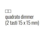 EKINEX EK-T2B-20-BT-G-YYY Pacchetto con singolo pulsante basculante (dimmer)