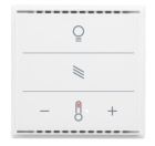ELSNER 70891 70891 Cala KNX MultiTouch T CH Push Buttons with Function Icons, white