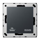 JUNG CO2A2178BFANM KNX room thermostat with CO2 and air humidity sensor with integrated bus coupler and button interface - 2 channels - matt anthracite