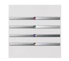 BLUMOTIX BX-QKW-CHROME QUBIK Tastiera KNX multifunzione in ABS quadrata