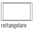 EKINEX EK-FLR-GBB Cornice FF Flank rettangolare Metallo Ottone
