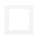 EKINEX EK-PQG-6-GA_ Confezione 6 placche quadrate plastica finestra 55x55