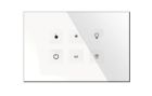 BLUMOTIX BX-R06WP Customizable KNX keyboard in rectangular glass