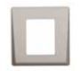 ABTECNO XPR-DINFPS RECESSED FRONT PLATE IN SILVER ABS