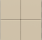 EKINEX EK-TQQ-FCO Kit 4 tasti FF (Form/Flank/NF) quadrati (40x40) Colore Castoro Ottawa