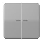 JUNG CD10921STRFGR KNX RF push button, 2 channels, grey