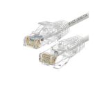 WP RACK WPC-PAT-6AU010W-S SLIM PATCH CABLE CAT.6A U-UTP, 1.0m WHITE