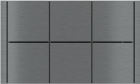 EKINEX EK-FLR-GBS Cornice FF Flank rettangolare Metallo Titanio