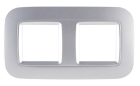 EELECTRON SK05A02ACC DOUBLE PLATE 2 MODULES EELECTA- SILVER
