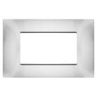 MAPAM 6004-04 Placca Tecnopolimero Gem 6004-04 4P Grigio C.