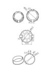 CAME 001YK6112 OGIVA 85X1MM