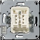 JUNG 4072.01LED Pulsante BA - senza posizione centrale neutra- 2 uscite