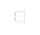 ZENNIO 980000107 ZS55 – Frames for ZS55 switches and sockets, Flat 55 and Tecla 55, 1-gang, white