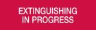 COOPER CSA FIRE CSA08666 50XX SERIES WORDING “EXTINGUISHING IN PROGRESS”