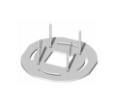 UNISTAB CQBL25G base leggera palo quadro 2÷3mt compat. BS9019Z/PK