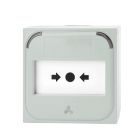 ARITECH FIRE NC-MC-0-W Resettable manual alert, white color