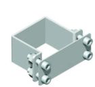 UNISTAB KB1200FZ FIXED FIXING COLLAR FOR SM1000FZ ON COLUMN