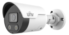 UNIVIEW IPC2124LE-ADF28KMC-WL Telecamera di rete bullet fissa HD ColorHunter Mini IR da 4 MP