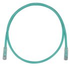 PANDUIT UTPSP3MGRY Copper Patch Cord- Cat 6- Green UTP Cable- 3 Meter
