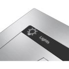 THINKNX PICCOLOF_S_AL SILVER frame in anodized aluminum for Piccol