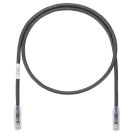 PANDUIT UTP6ASD3MBL Patch Cord in Rame- Cat 6A SD- Black UTP Cable- 3 Meter