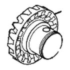 ROGER SPARE PARTS RS73 CONICAL PINION M3 Z16 SINT. WITH HUB