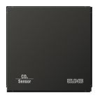 JUNG CO2AL2178AN KNX room thermostat with CO2 and air humidity sensor with integrated bus coupler and button interface - 2 channels - anthracite