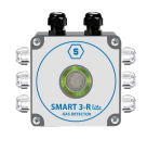 SENSITRON S3835R134A R134a detector. alarm thresholds set at 1000 e 2000 ppm