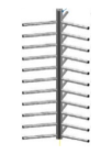 NICE TORNELLI RTR120ZIN Braccia di ricambio con angolazione 120 gradi , zincato a caldo e verniciato a polvere