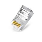 WP RACK WPC-MDP-883-6SP-R50T PLUG CAT.6 CON FORI PASSANTI RJ45 STP PER CAVO TONDO RIGIDO