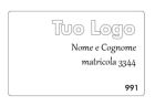 PLEXA KBA-CP-C1 Personalizzazione di stampa in nero (con dati vari