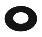 NICE RICAMBI GOR-W.5501 Guarn. a disco 61x127x3 epdm